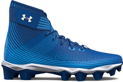 Under Armour Boys' Highlight Franchise Jr Football Cleats Blue/Electric Blue/White - 3023724-401