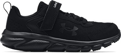 Under Armour Boys' Pre-School UA Assert 9 Alternate Closure Running Shoes Black/Black/Black - 3024635-002