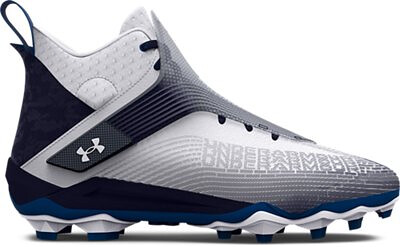Under Armour Men's UA Highlight Hammer MC Football Cleat White/Midnight Navy/White - 3025085-103