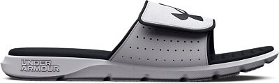 Under Armour Men's Ignite Pro Slides White/White/Black - 3026023-100