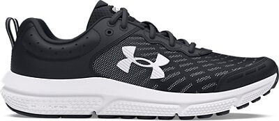 Under Armour Boys' Grade School UA Assert 10 Running Shoes Black/White/White - 3026182-001