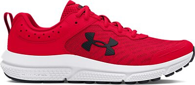 Under Armour Boys' Grade School UA Assert 10 Running Shoes Red/Black/Black - 3026182-600