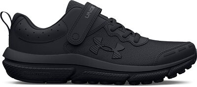 Under Armour Boys' Pre-School UA Assert 10 Alternate Closure Running Shoes Black/Black/Black - 3026183-002
