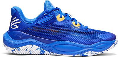 Under Armour Unisex UA Curry Splash 24 Basketball Shoes Royal/Taxi/White - 3027636-401