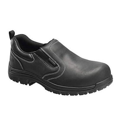 Avenger Men's Foreman Slip On Composite Toe Work Shoes Black - A7109