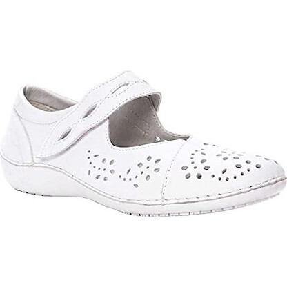Propet Women's Calista Mary Jane White Leather - WCX073LWHT