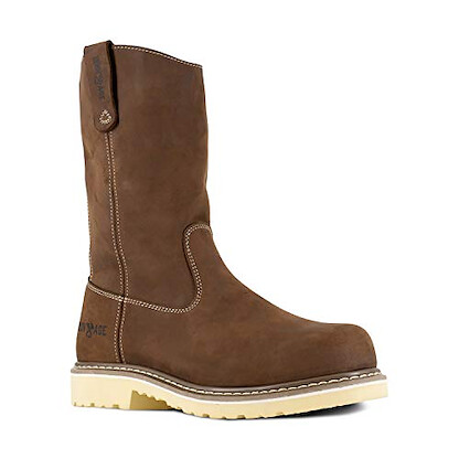 IRON AGE Men's 11" Solidifier Composite Toe Pull On Work Boot Brown - IA5090