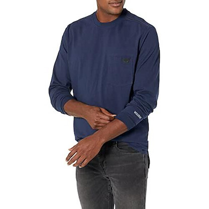 Wolverine Men's Guardian Cotton Long Sleeve Pocket Tee