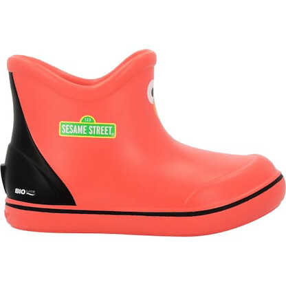 XTRATUF Sesame Street TUFS Kids' Ankle Deck Boot, Elmo Red, Size 1(M)