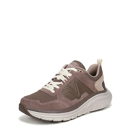 Vionic Women's Walk Max Skyline Sneaker Milk Chocolate Leather/Suede
