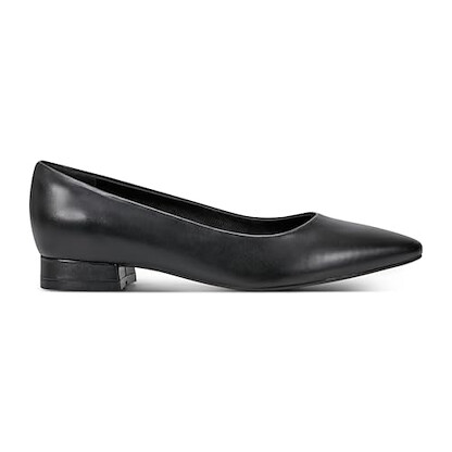 Rockport Women's Tessa Black Total Motion Pointy Toe Dress Flats - W-Tessa-BLK02