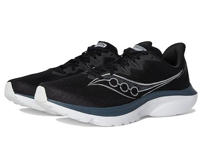 Saucony Men's Kinvara 16 Sneaker, Black/White,