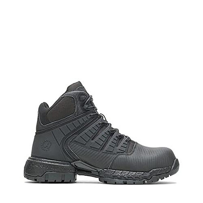 HYTEST Men's 6" FootRests® 2.0 Tread Nano Composite Toe Work Boot Black - K23330