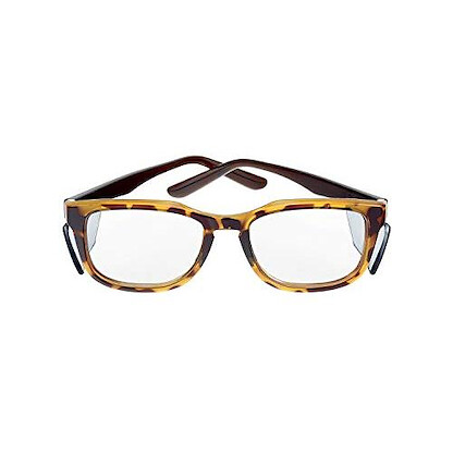 Eyewear Safety Clear Demo Lens Shiny Light Tortoise