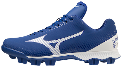 Mizuno Men's Wave Lightrevo TPU Molded Low Baseball Cleat Royal/White - 320681.5200