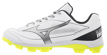Mizuno Men's CushionRevo Diamond TPU Molded Baseball Cleat Safety Yellow - 320707.3E3E