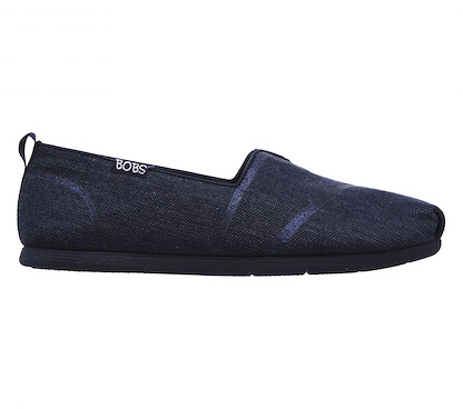 Skechers Women's BOBS Plush Lite - Winter Skies Slip-On Navy - 34462-NVY