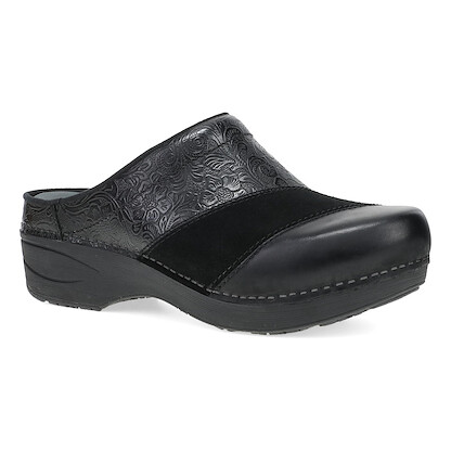 Dansko Women's Zinnia Mule Women’s Black Multi Leather - 3996020200