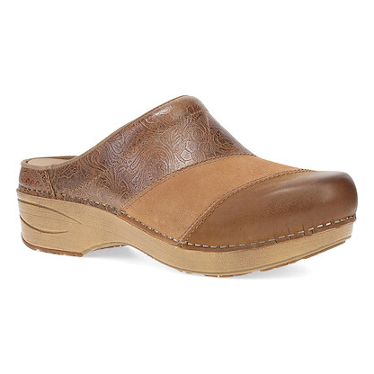 Dansko Women's Zinnia Mule Women’s Tan Multi Leather - 3996640600