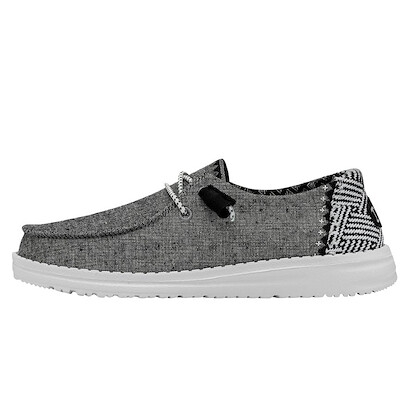 HEY DUDE Shoes Women's Wendy Chambray Woven Onyx - 40059-09U