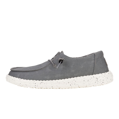 HEY DUDE Shoes Women's Wendy Stretch Canvas Dark Grey - 40902-029