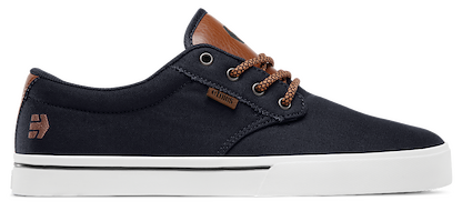 Etnies Men's Jameson 2 Eco Skate Shoe Navy/Tan/White - 4101000323-467
