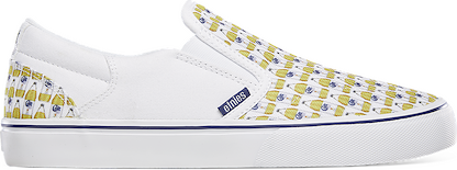 Etnies Men's Marana Slip X Colt 45 Skate Shoe White/Print - 4107000566-954