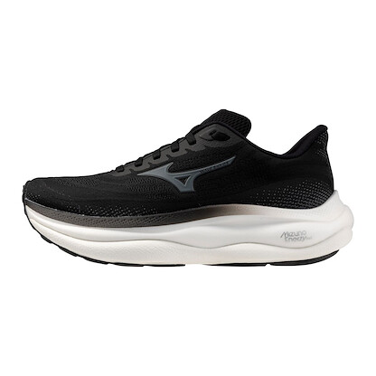 Mizuno Women's WAVE SKY 9 Running Shoe Black/Metallic Grey - 411532.90MG