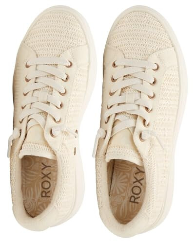 Roxy Women's Sheilahh 2.0 Loafer Flat, Natural, 7
