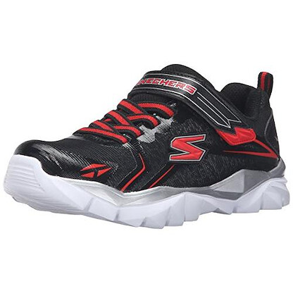 Skechers Toddler Boys' Electronz Blazar Sneaker Black/Red/White/Yellow - 95407N