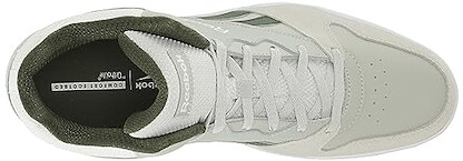 Reebok Men's Royal BB4500 HI-2 Sneaker, Steely Fog/Varsity Green/White, 9.5