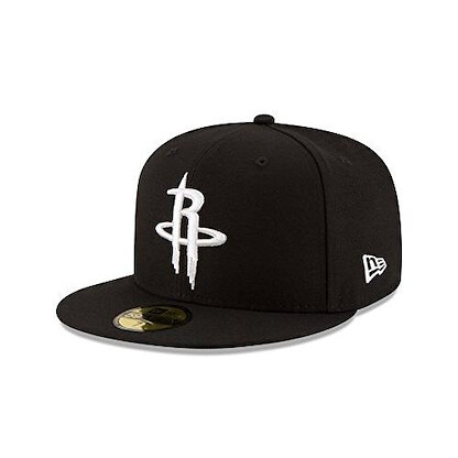 NBA Black & White 59Fifty Fitted Cap