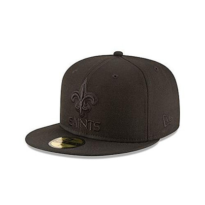 New Era NFL Men's Black On Black 59Fifty Fitted Cap