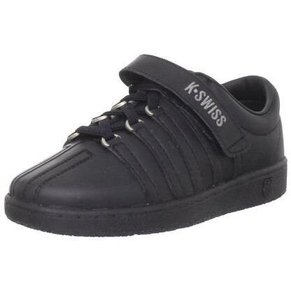 K-Swiss Unisex Kids' Classic VLC Sneaker Black/Charcoal - 51277006 B