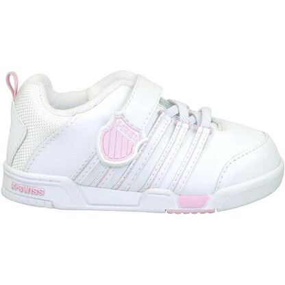 K-Swiss Unisex Toddlers' Hinton VLC Sneaker White/Pink - 21735158