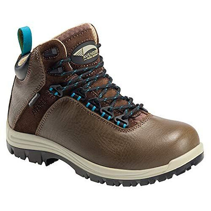 Avenger Women's 6" Breaker Composite Toe PR Waterproof Work Boots Brown - A7285