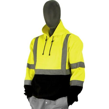 Majestic CLASS 3 HIGH VISIBILITY SWEATSHIRT WITH HOOD (75-5327)