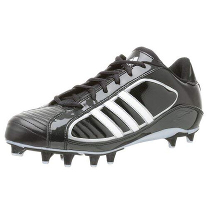 Adidas Men's University LE III Low Baseball Cleats Black/White/Silver - 351751