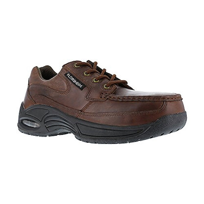 FLORSHEIM WORK Men's Polaris Composite Toe ESD Supreme Canoe Moc Toe Eurocasual Oxford Copper- FS2430