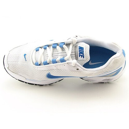 Nike Air Max Torch 3 Womens SZ 5.5 White/Blue Spark-Mtllc Silver