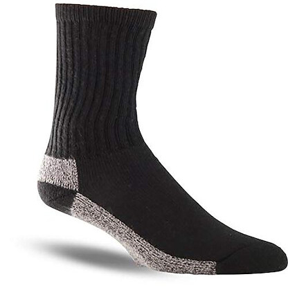 Thorogood Unisex Professional Uniform Crew Socks Black (3 pairs) - 888-1008