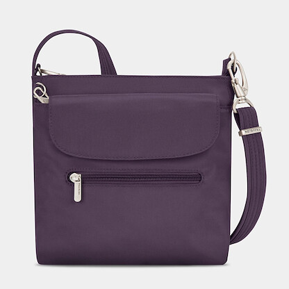 Travelon Anti-Theft Classic Mini Shoulder Bag Purple - 42459-150
