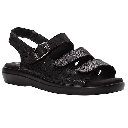 Propet Women's Breeze Walker Sandal Black Pearl - W0001BPE