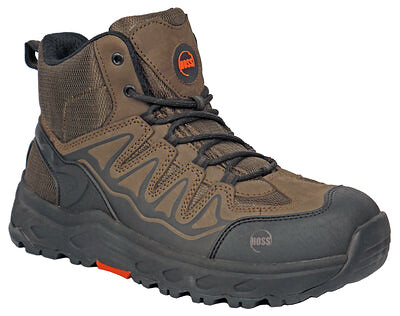 HOSS Men's Eric Hi Soft Toe Work Boot Brown - 50250