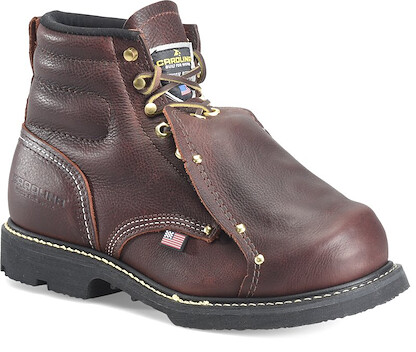 CAROLINA Men's 6" Int Lo USA Union Made Steel Toe External Metatarsal Guard Work Boot Briar - 508