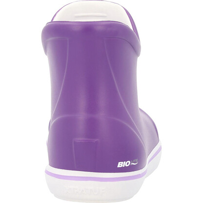 XTRATUF TUFS Little Kids Ankle Deck Boot - Size C13, Purple - Lightweight, 100% Waterproof Rubber Footwear for Boys & Girls - Non-Marking, Slip-Resistant Outsole
