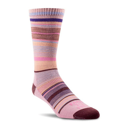 Farm to Feet Women's Ithaca No Cushion Crew Everyday Socks Foxglove - 8982-660