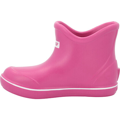XTRATUF TUFS Big Kids Ankle Deck Boot - Size 4, Rose