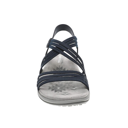 Skechers USA Reggae Slim-Sunnyside 2.0 Women's Sandal, 6 C/D US, Navy