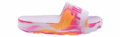 FILA Girls' Marble Sleek Slide Orange/White/White - 3SM01717-662